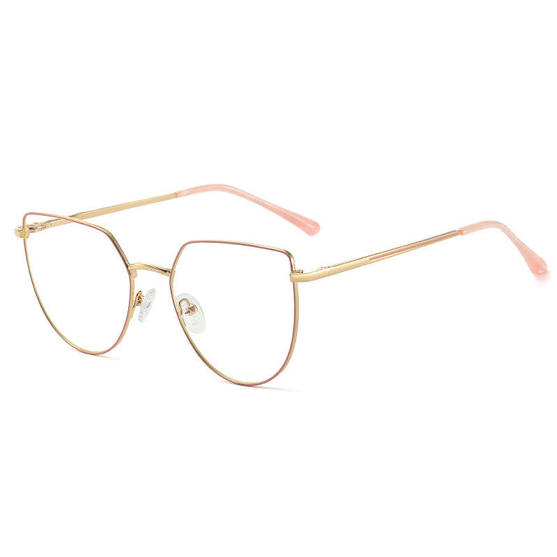 2023 Trends Office Cat Eye Anti Blue Light Oversized Glasses Computer Women Blue Blocking Gaming Big Size Eyeglasses Frame