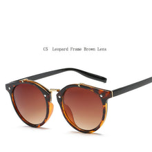 Load image into Gallery viewer, 2023 Vintage Round Rivet Sunglasses Women Men Brand Designer Eyewear UV400 Gradient Female  Cat Eye Sunglasses Elegant