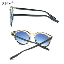 Load image into Gallery viewer, 2023 Vintage Round Rivet Sunglasses Women Men Brand Designer Eyewear UV400 Gradient Female  Cat Eye Sunglasses Elegant