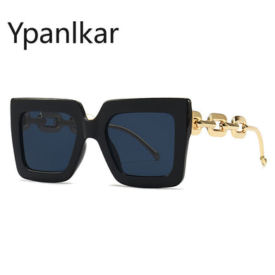 2023 Vintage Square Sunglasses Women  Brand Designer Retro Big Frame Sun Glasses for Ladies Oversized Sunglass