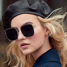 Load image into Gallery viewer, 2023 Vintage Square Sunglasses Women's Men Oversized Design Sun glasses Shades UV400 Eyewear oculos de sol feminino