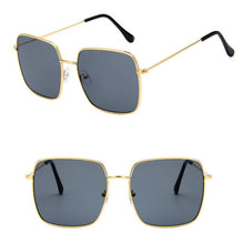 Load image into Gallery viewer, 2023 Vintage Square Sunglasses Women's Men Oversized Design Sun glasses Shades UV400 Eyewear oculos de sol feminino