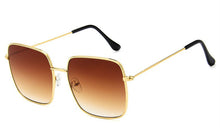 Load image into Gallery viewer, 2023 Vintage Square Sunglasses Women's Men Oversized Design Sun glasses Shades UV400 Eyewear oculos de sol feminino