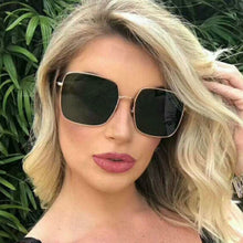 Load image into Gallery viewer, 2023 Vintage Square Sunglasses Women's Men Oversized Design Sun glasses Shades UV400 Eyewear oculos de sol feminino