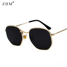 Carica l'immagine nel visualizzatore di Gallery, 2023 Vintage Sunglasses Men Square Metal Frame Sunglasses Pilot Mirror Classic Retro Sun Glasses Women  Summer  Eyewear