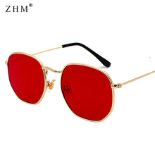 Carica l'immagine nel visualizzatore di Gallery, 2023 Vintage Sunglasses Men Square Metal Frame Sunglasses Pilot Mirror Classic Retro Sun Glasses Women  Summer  Eyewear