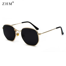 Carica l'immagine nel visualizzatore di Gallery, 2023 Vintage Sunglasses Men Square Metal Frame Sunglasses Pilot Mirror Classic Retro Sun Glasses Women  Summer  Eyewear