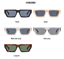 Load image into Gallery viewer, 2023 Vintage Women Sunglasses Small Retro Brand Designer Rectangle Jelly Gray Sun Glasses Men Eyewear Female Gafas De Sol Muje