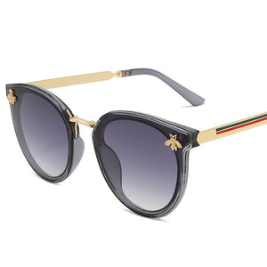 2023  bee Sunglaeese for women Sunglasses Men Brand Design Cateyes Sun Glasses Oculos Retro male iron uv400