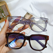 Load image into Gallery viewer, 2023 anti-blue light glasses women&#39;s blue shading glasses large frame black radiation protection goggles glasses