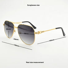 Load image into Gallery viewer, 2023  brand sunglasses women sun glasses mens vintage brand designer Golden men UV400 sunglasses womens CT0618