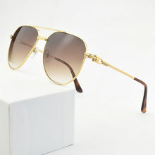 Load image into Gallery viewer, 2023  brand sunglasses women sun glasses mens vintage brand designer Golden men UV400 sunglasses womens CT0618