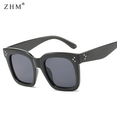 2023 square sun glasses women brand designer big frame Gradient Vintage sun glasses for men oculos De Sol Feminino UV400