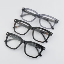 Carica l&#39;immagine nel visualizzatore di Gallery, 2023 occhiali da vista montatura da uomo T0646 Marca occhiali da vista quadrati da donna Acetato miopia prescrizione Montature per occhiali retrò 