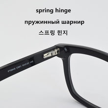Carica l&#39;immagine nel visualizzatore di Gallery, 2023 occhiali da vista montatura da uomo T0646 Marca occhiali da vista quadrati da donna Acetato miopia prescrizione Montature per occhiali retrò 