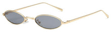 Load image into Gallery viewer, 2023 small oval sunglasses for men male retro metal frame yellow red vintage small round sun glasses for women