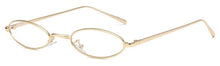 Load image into Gallery viewer, 2023 small oval sunglasses for men male retro metal frame yellow red vintage small round sun glasses for women