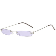 Load image into Gallery viewer, 2023 sunglasses ladies small metal glasses small frame retro rectangular men&#39;s sunglasses brand designer toned ladies cat glasse