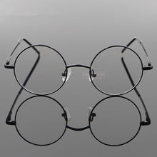 Load image into Gallery viewer, 208 Vintage Round Small Spring Hinges  John Lennon Metal Eyeglass Frames Full Rim Myopia Rx Able Glasses