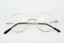 Load image into Gallery viewer, 208 Vintage Round Small Spring Hinges  John Lennon Metal Eyeglass Frames Full Rim Myopia Rx Able Glasses
