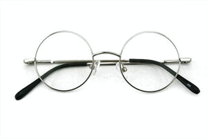 208 Vintage Round Small Spring Hinges  John Lennon Metal Eyeglass Frames Full Rim Myopia Rx Able Glasses