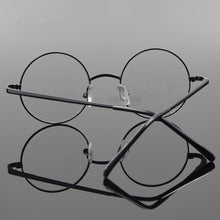 Load image into Gallery viewer, 208 Vintage Round Small Spring Hinges  John Lennon Metal Eyeglass Frames Full Rim Myopia Rx Able Glasses
