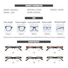 Load image into Gallery viewer, 2165 Optical Eyeglasses Frame Men Big Myopia Prescription Glasses Frame Male High End Korea ultem Frame