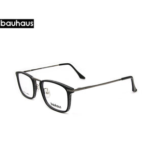 2170 bauhaus  Ultem and metal square prescription glasses frame myopia