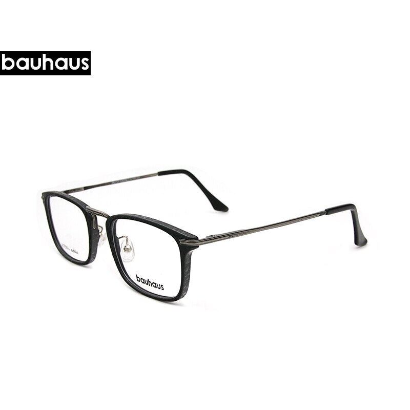 2170 bauhaus  Ultem and metal square prescription glasses frame myopia