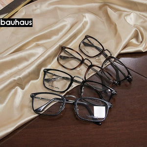 2170 bauhaus  Ultem and metal square prescription glasses frame myopia