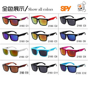 2183 SPY HELM Unisex Sunglasses Ken Block Outdoor Soprts Reflective Coating Happy 43 Lens sun glasses With Original Galsses Box