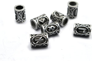 24 pz Originali Rune Vichinghe Pendenti e Ciondoli Perline Risultati per Braccialetti per Collana con Ciondolo per Barba o Capelli Kit di Rune Vichinghe 