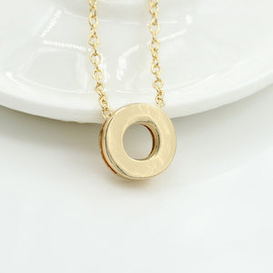 26 Alphabet Necklace Women 26 Letters Pendant Necklace Alloy Clavicle Chain Necklace For Party