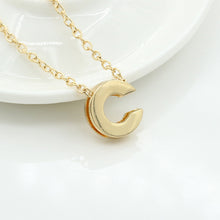 Load image into Gallery viewer, 26 Alphabet Necklace Women 26 Letters Pendant Necklace Alloy Clavicle Chain Necklace For Party