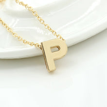 Load image into Gallery viewer, 26 Alphabet Necklace Women 26 Letters Pendant Necklace Alloy Clavicle Chain Necklace For Party