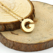 Load image into Gallery viewer, 26 Alphabet Necklace Women 26 Letters Pendant Necklace Alloy Clavicle Chain Necklace For Party