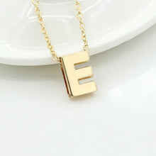 Load image into Gallery viewer, 26 Alphabet Necklace Women 26 Letters Pendant Necklace Alloy Clavicle Chain Necklace For Party