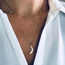 Load image into Gallery viewer, 26 Styles Bohemian Multi layer Pendant Necklaces For Women Fashion Golden Geometric Charm Chains Necklace Jewelry
