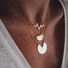 Load image into Gallery viewer, 26 Styles Bohemian Multi layer Pendant Necklaces For Women Fashion Golden Geometric Charm Chains Necklace Jewelry