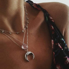 Load image into Gallery viewer, 26 Styles Bohemian Multi layer Pendant Necklaces For Women Fashion Golden Geometric Charm Chains Necklace Jewelry