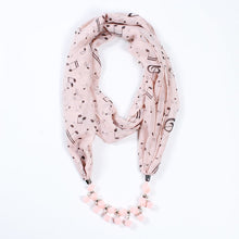 Load image into Gallery viewer, 26colors trendy jewelry pendant scarf statement necklace for ladies scarf necklaces Beach Sunscreen accessories neckerchief gift