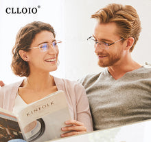 Load image into Gallery viewer, 2Pairs Progressive Multifocal Reading Glasses  Anti-Blue Light Titanium Alloy Presbyopic Glasses Male Business Office Eyewear