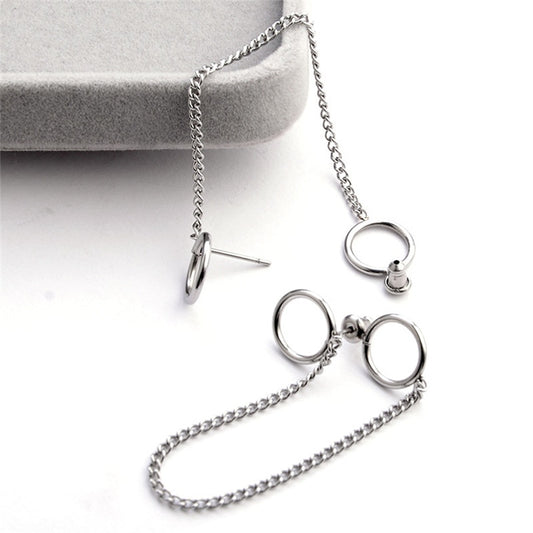 2Pcs/set V BTS Earrings DNA Korean Earrings Long Men Bangtan Boys V DNA Earring For Women Men BTS Album Accessories