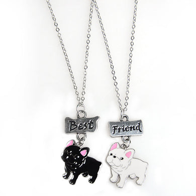 2 pz/set Gioielli Best Friends Collane con ciondoli Pendenti Cartoon Bella collana amici Set per bambini Regalo per bambini per ragazze 