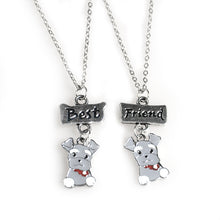 Carica l&#39;immagine nel visualizzatore di Gallery, 2 pz/set Gioielli Best Friends Collane con ciondoli Pendenti Cartoon Bella collana amici Set per bambini Regalo per bambini per ragazze 