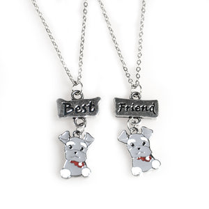 2 pz/set Gioielli Best Friends Collane con ciondoli Pendenti Cartoon Bella collana amici Set per bambini Regalo per bambini per ragazze 