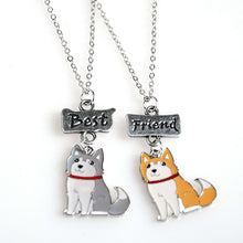 Carica l&#39;immagine nel visualizzatore di Gallery, 2 pz/set Gioielli Best Friends Collane con ciondoli Pendenti Cartoon Bella collana amici Set per bambini Regalo per bambini per ragazze 