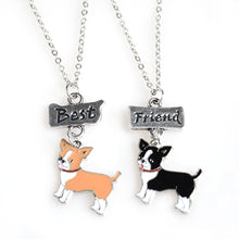 Carica l&#39;immagine nel visualizzatore di Gallery, 2 pz/set Gioielli Best Friends Collane con ciondoli Pendenti Cartoon Bella collana amici Set per bambini Regalo per bambini per ragazze 