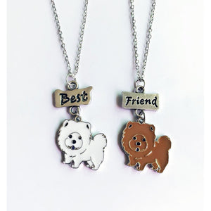 2 pz/set Gioielli Best Friends Collane con ciondoli Pendenti Cartoon Bella collana amici Set per bambini Regalo per bambini per ragazze 