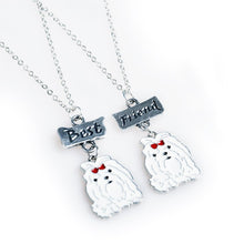 Carica l&#39;immagine nel visualizzatore di Gallery, 2 pz/set Gioielli Best Friends Collane con ciondoli Pendenti Cartoon Bella collana amici Set per bambini Regalo per bambini per ragazze 